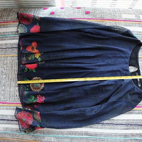 Desigual flower trimmed top - Picture 5 of 8